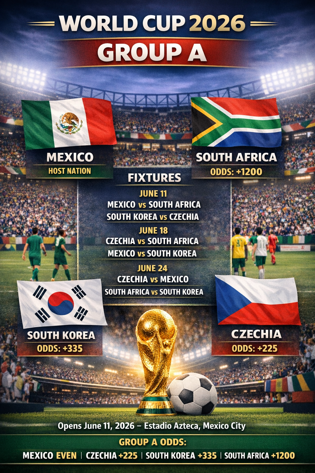 World Cup 2026 – Group A Overview / Copa Mundial 2026 – Grupo A