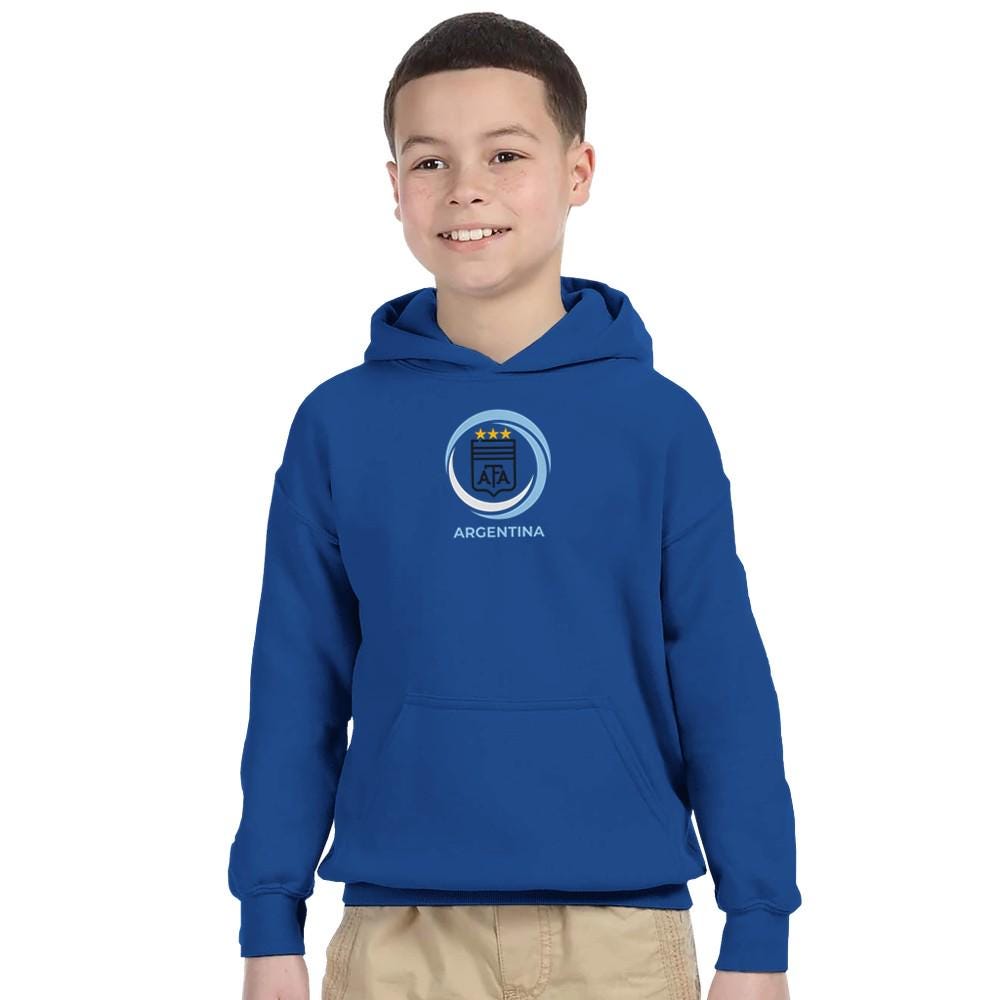 Kids Argentina Soccer Hoodie - National Team Futbol Pullover