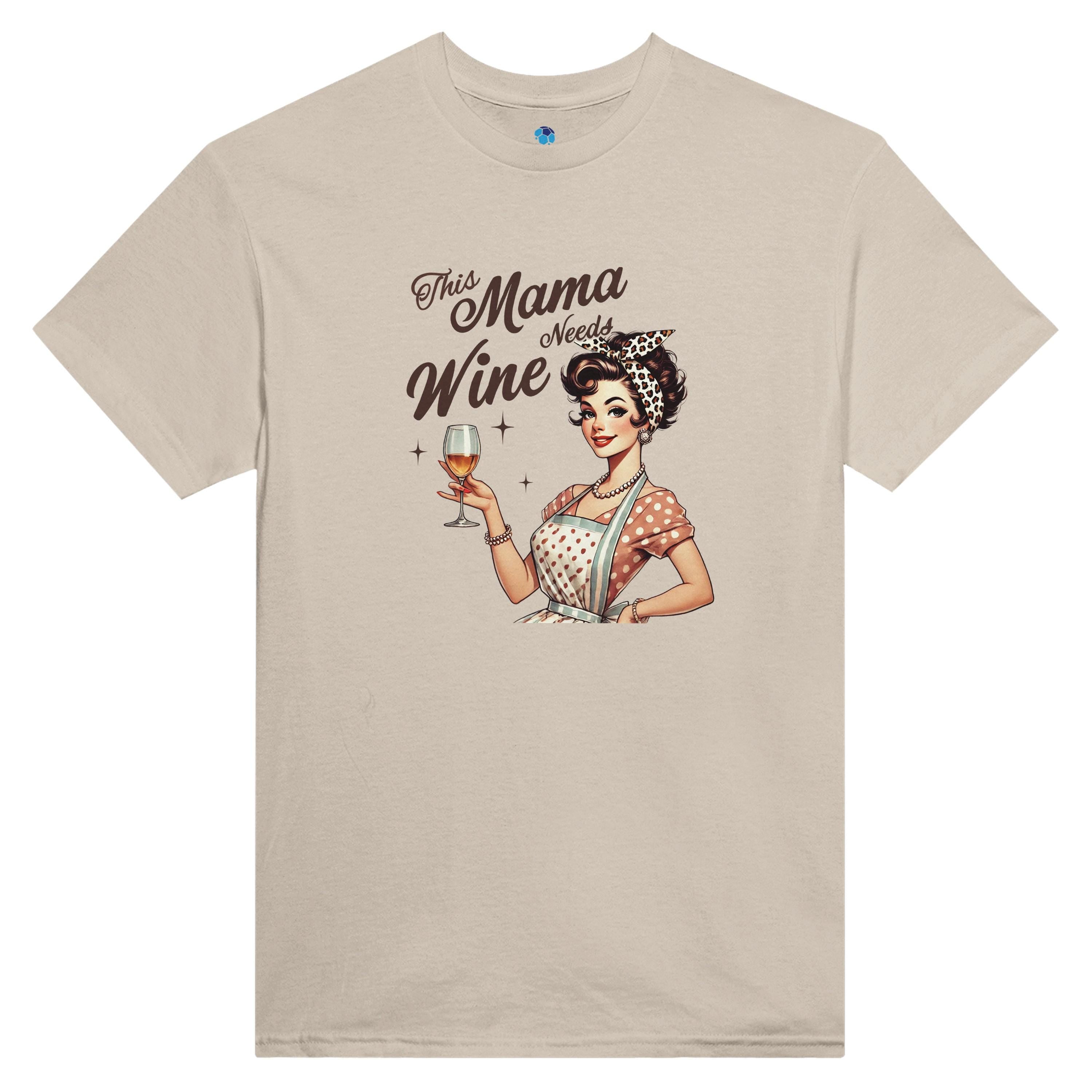 Vintage Mom T-Shirt – This Mama Needs Wine - Mother's Day Gift