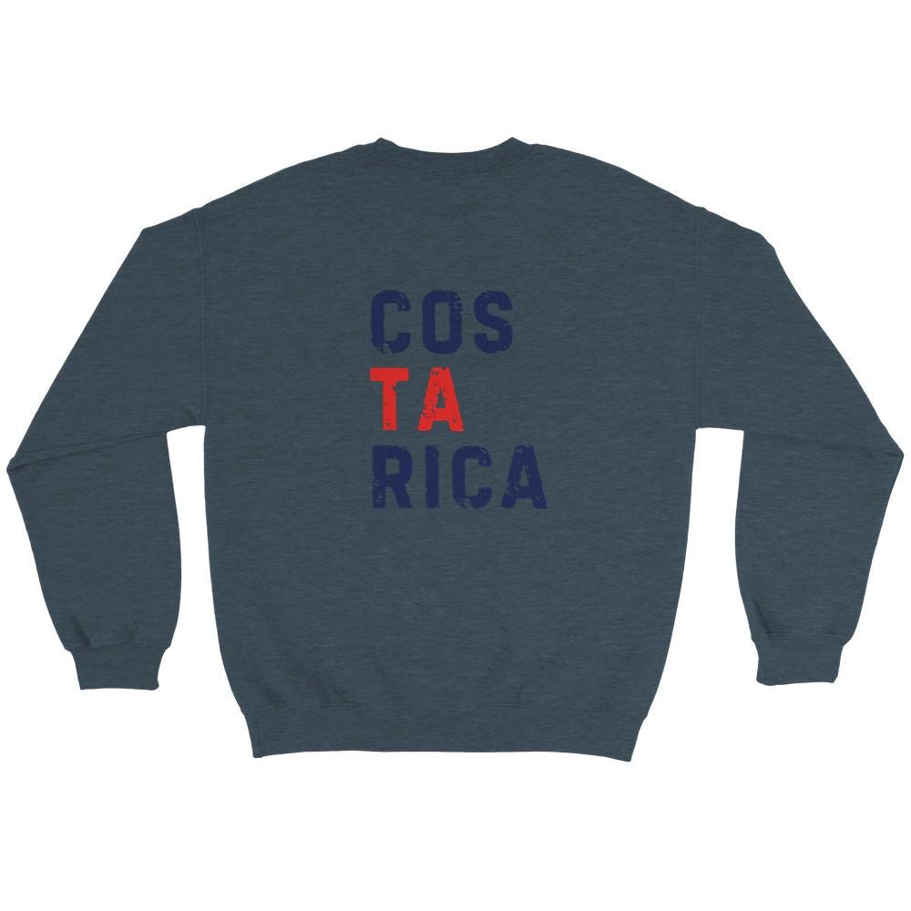 Costa Rica Soccer Sweatshirt: Unisex National Team Pullover
