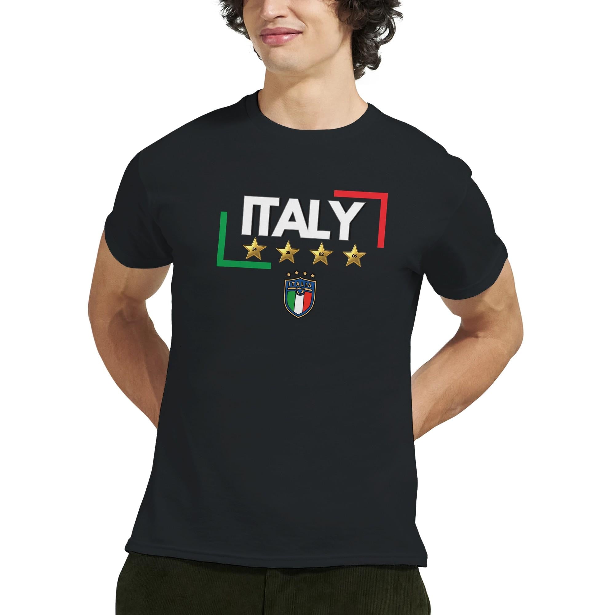 Italy World Cup T-Shirt- Italy 4 time Champion - Italian Calcio