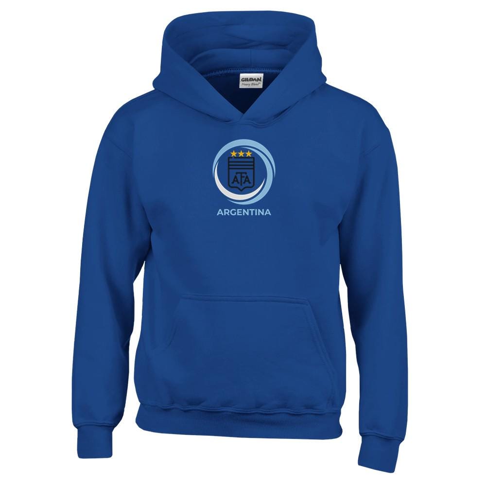 Kids Argentina Soccer Hoodie - National Team Futbol Pullover