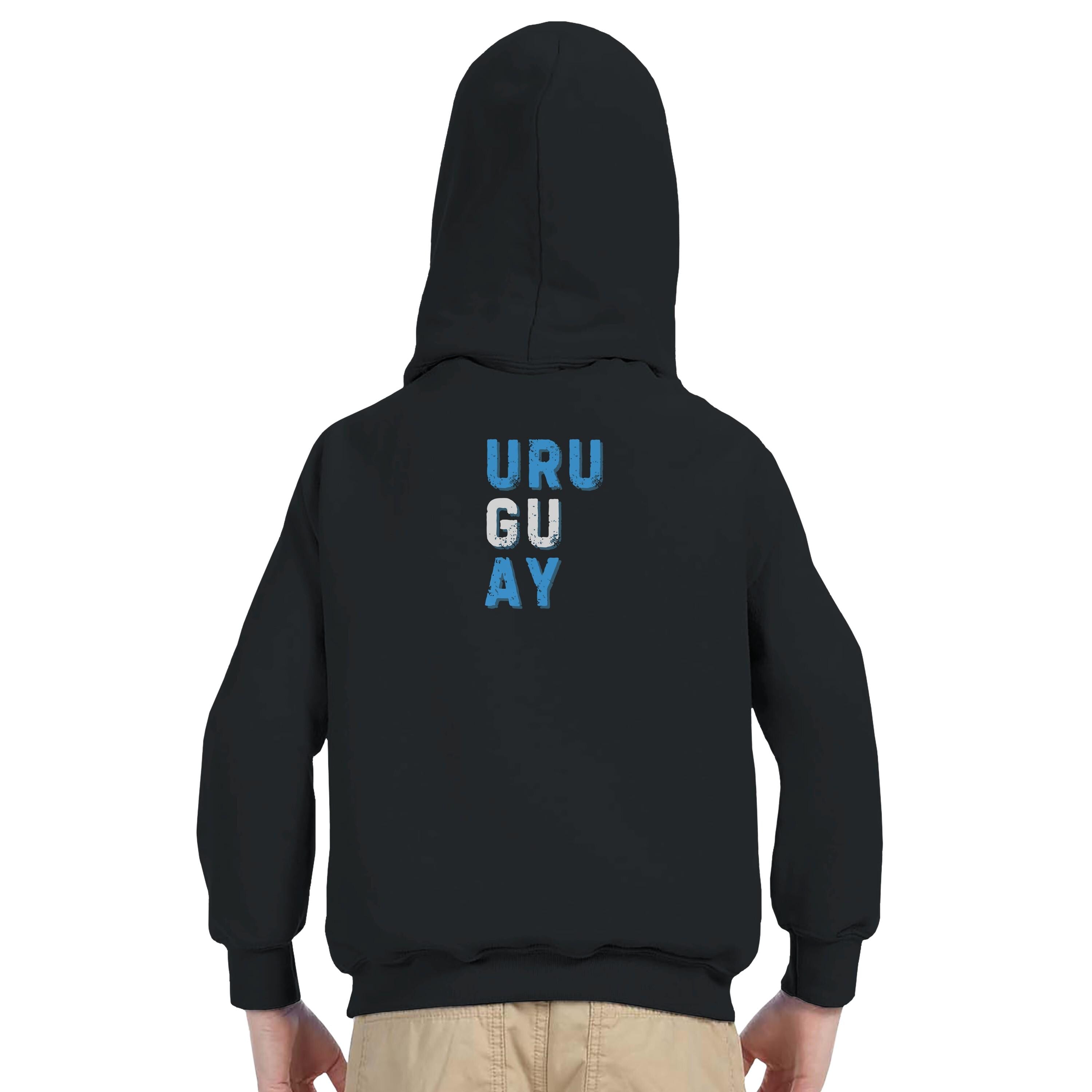 Kids Uruguay Soccer Hoodie - National Team Futbol Pullover - Gift for Young Uruguay Fans