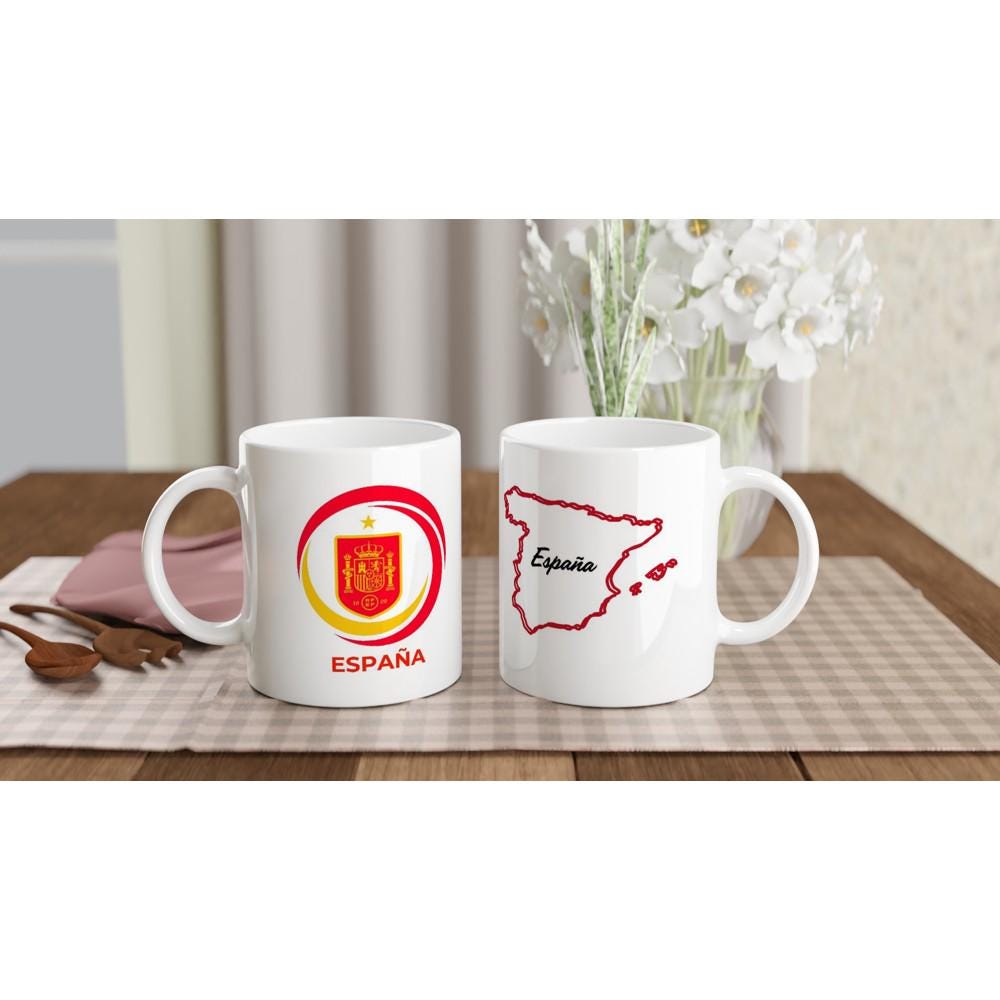 España Soccer Coffee Mug - Spanish National Team Fan Gift - Seleccion España