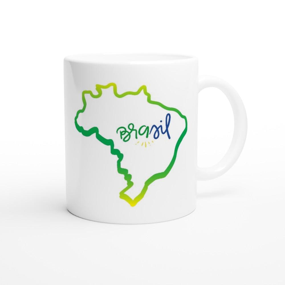 Brasil Soccer Mug | World Cup 2026 Fan Gift | Brazil Coffee Mug