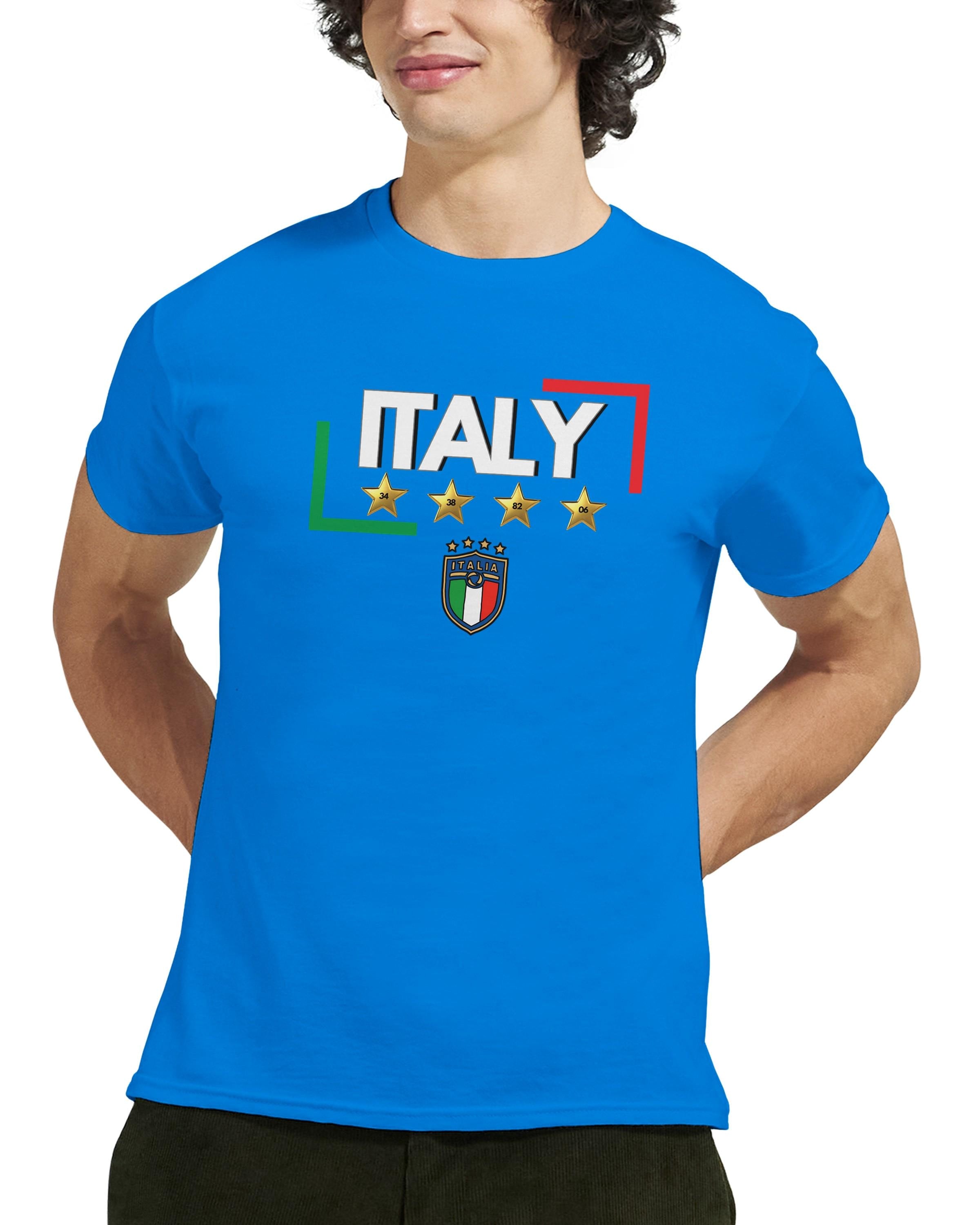 Italy World Cup T-Shirt- Italy 4 time Champion - Italian Calcio