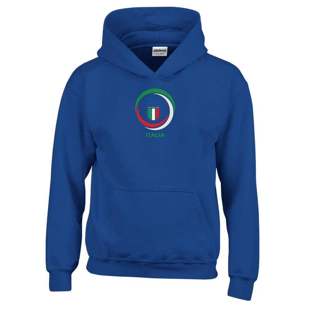 Kids Italia Soccer Hoodie - Italian National Team Pullover - Italy 2026 World Cup