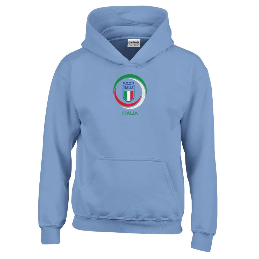 Kids Italia Soccer Hoodie - Italian National Team Pullover - Italy 2026 World Cup