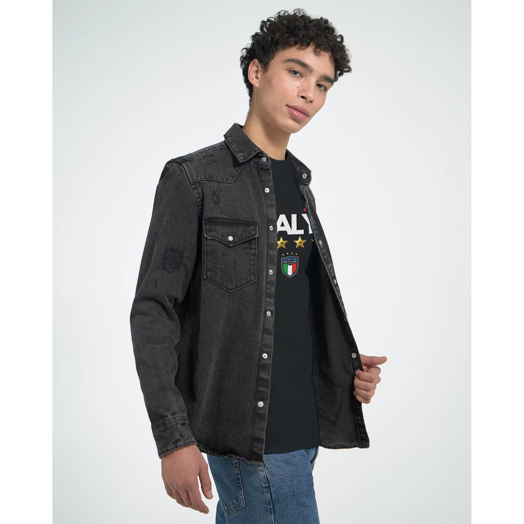 Italy World Cup T-Shirt- Italy 4 time Champion - Italian Calcio