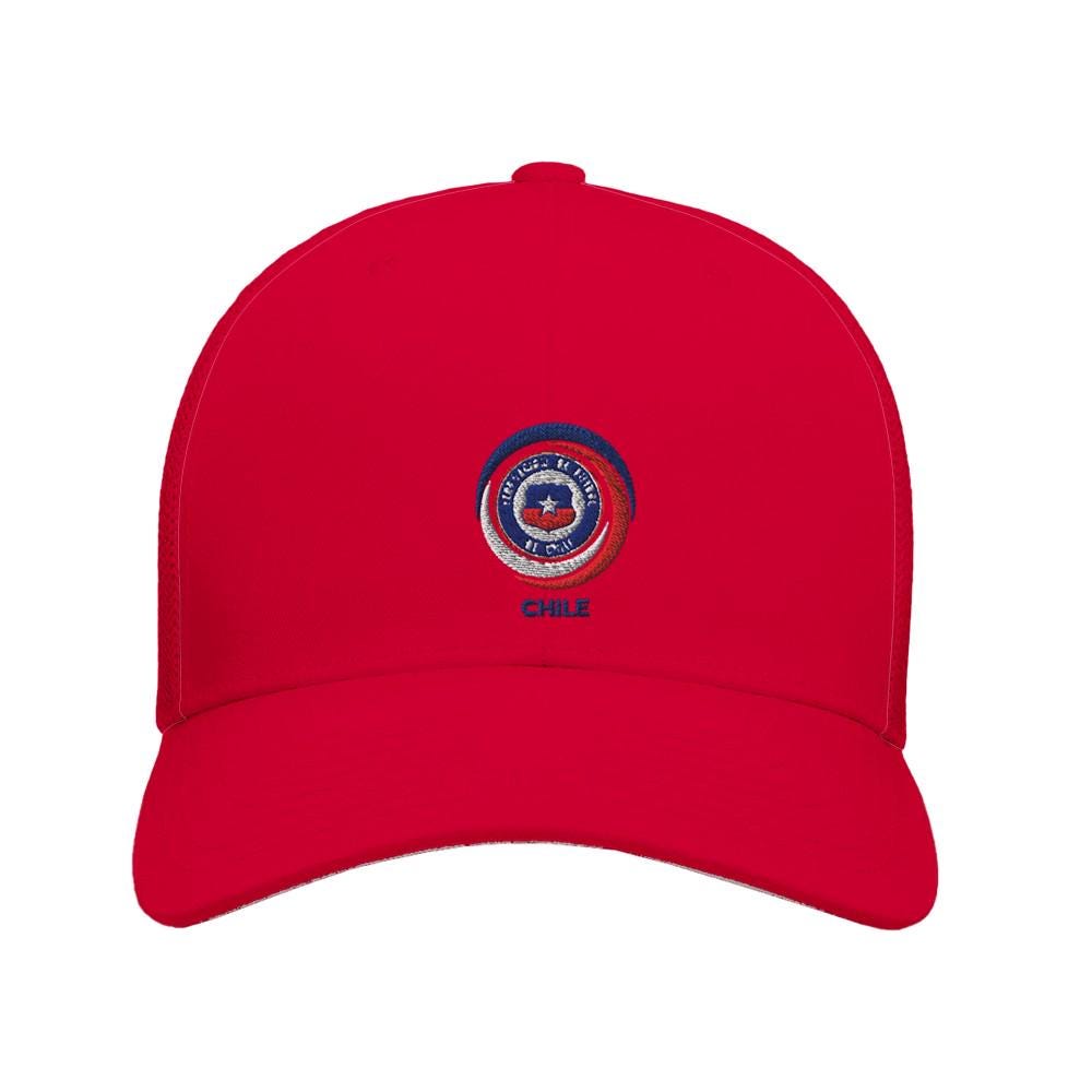 Chile Soccer Hat - Embroidered Chile National Team Cap - Seleccion Chile