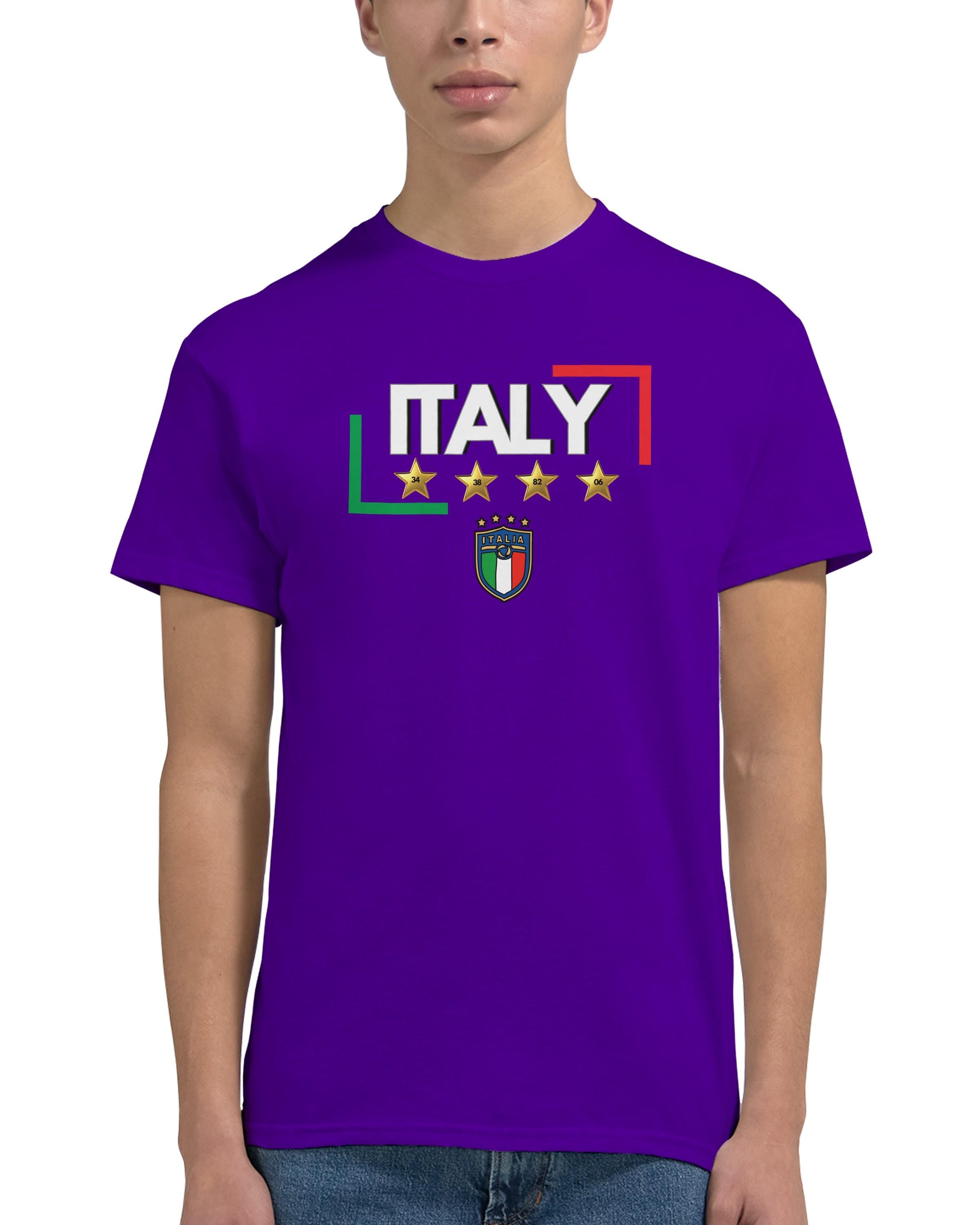 Italy World Cup T-Shirt- Italy 4 time Champion - Italian Calcio