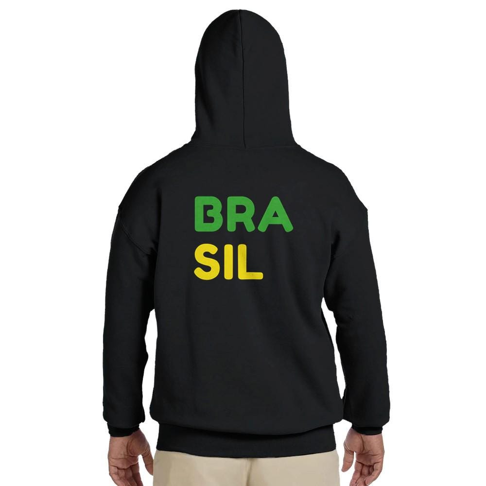 Brasil Soccer Hoodie - 2026 World Cup Futbol Fan Gift - Selecion Brazil