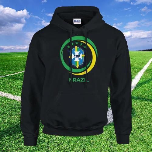 Brasil Soccer Hoodie - 2026 World Cup Futbol Fan Gift - Selecion Brazil