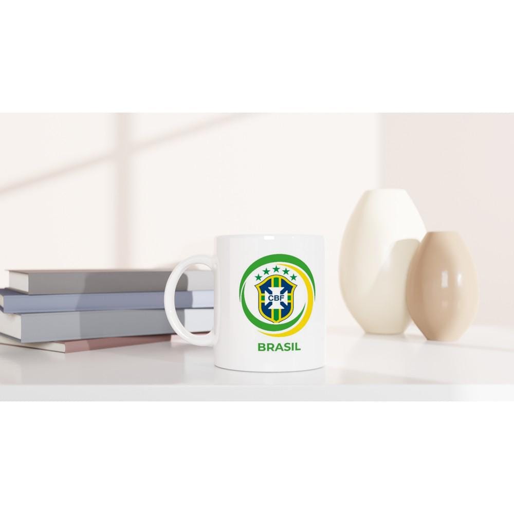 Brasil Soccer Mug | World Cup 2026 Fan Gift | Brazil Coffee Mug