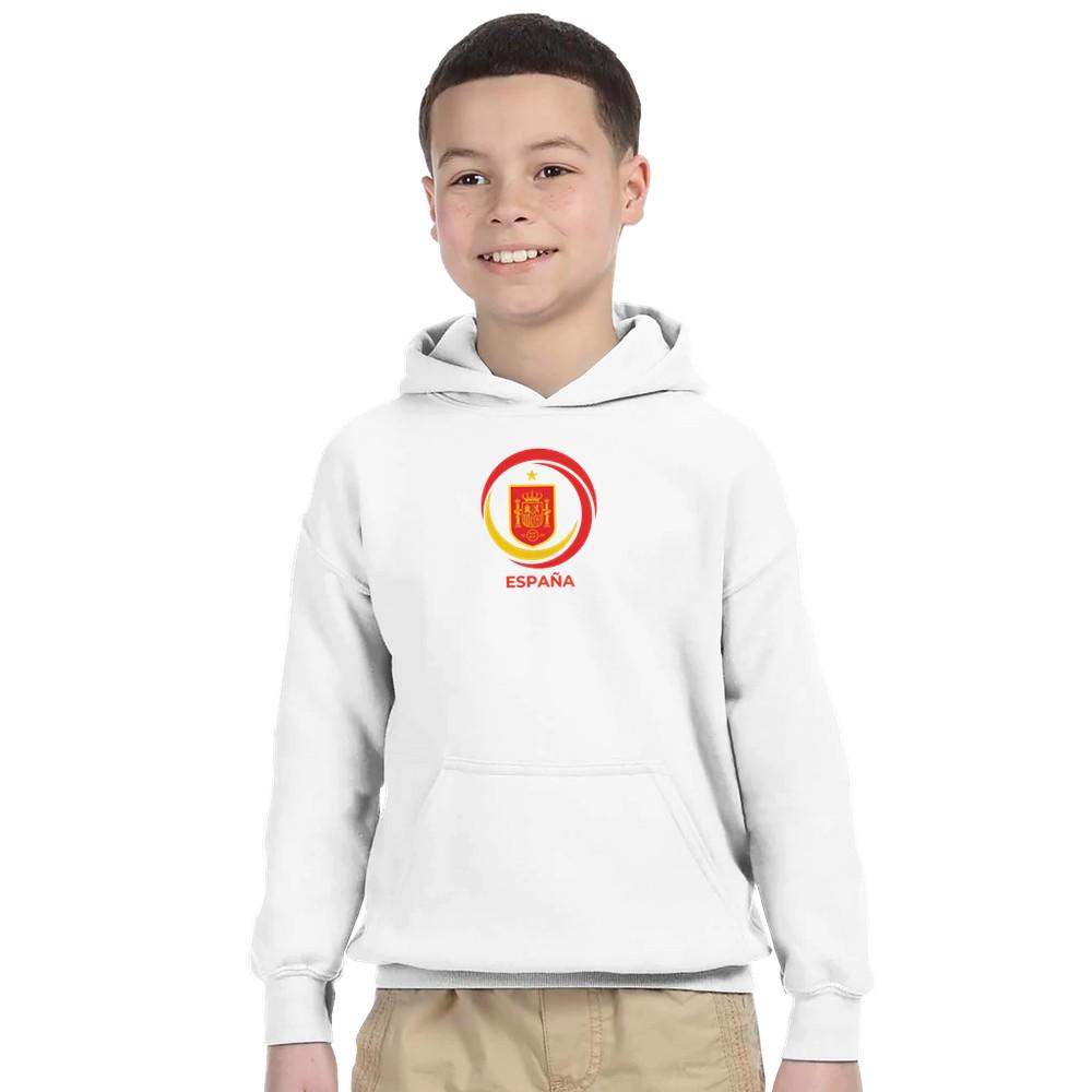Kids España Soccer Hoodie -  Spain National Team Pullover - Seleccion España