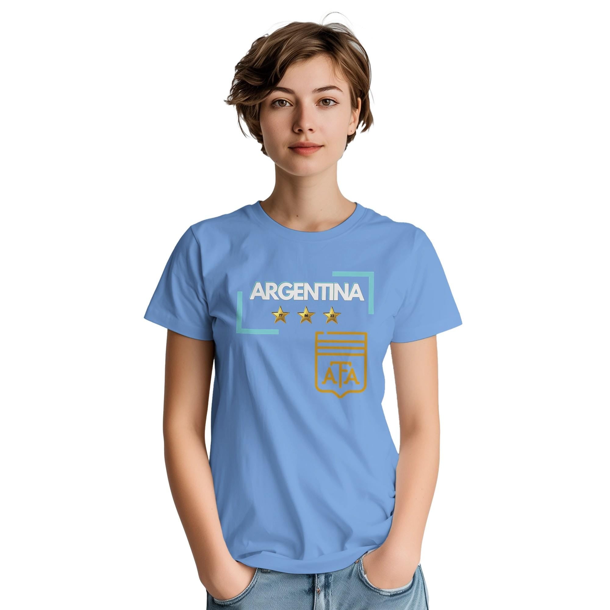 Argentina World Cup 2026 T-Shirt - Argentina Tri Campeon - Albiceleste