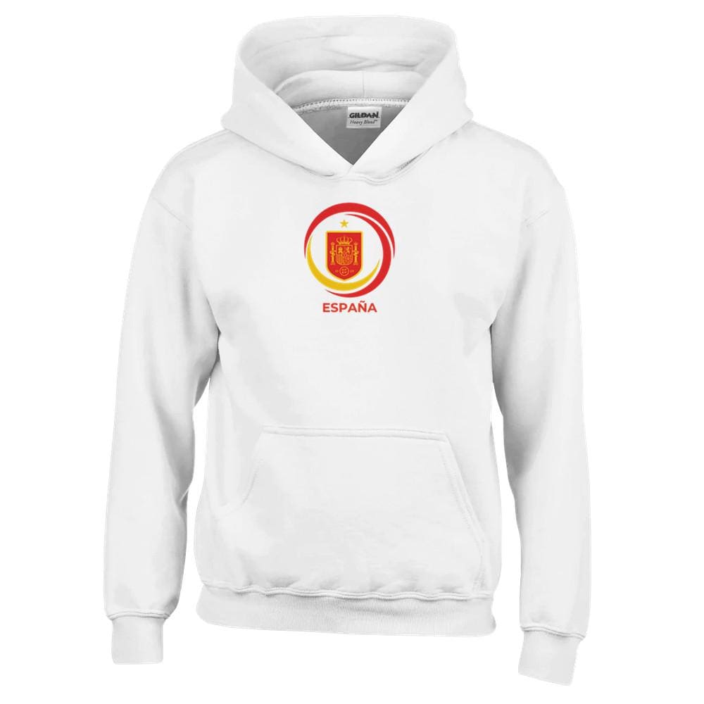 Kids España Soccer Hoodie -  Spain National Team Pullover - Seleccion España