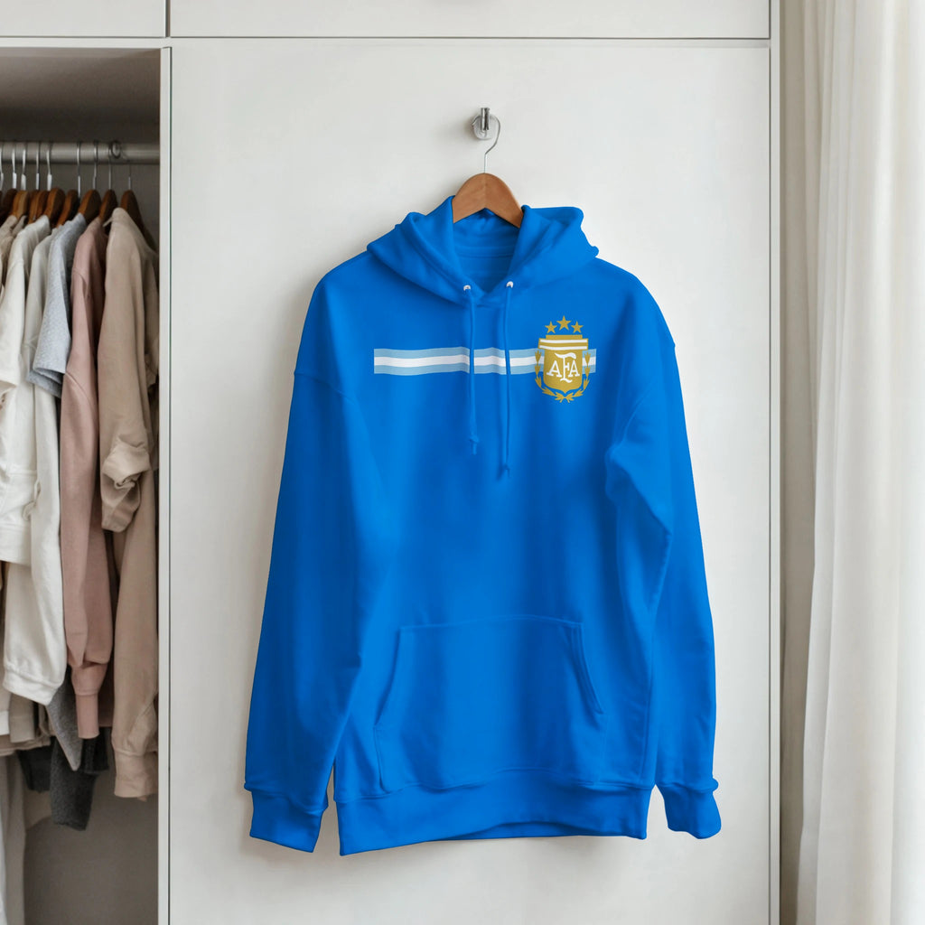 Argentina 3 Time Champion Hoodie hanging