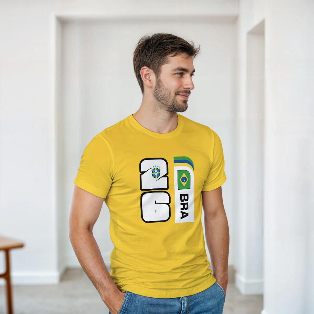 Brazil 2026 Soccer T-Shirt - Brasil Fan Apparel