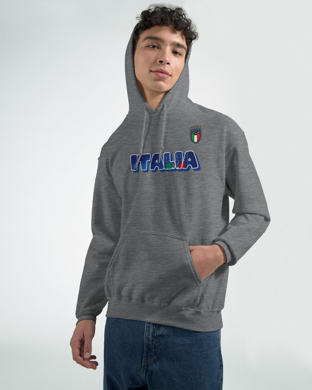 Italia Soccer Hoodie - Italy Championship Pullover Gift - Italia Calcio Hoodie