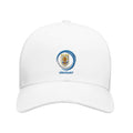 Uruguay  White cap with Uruguay emblem on a white background