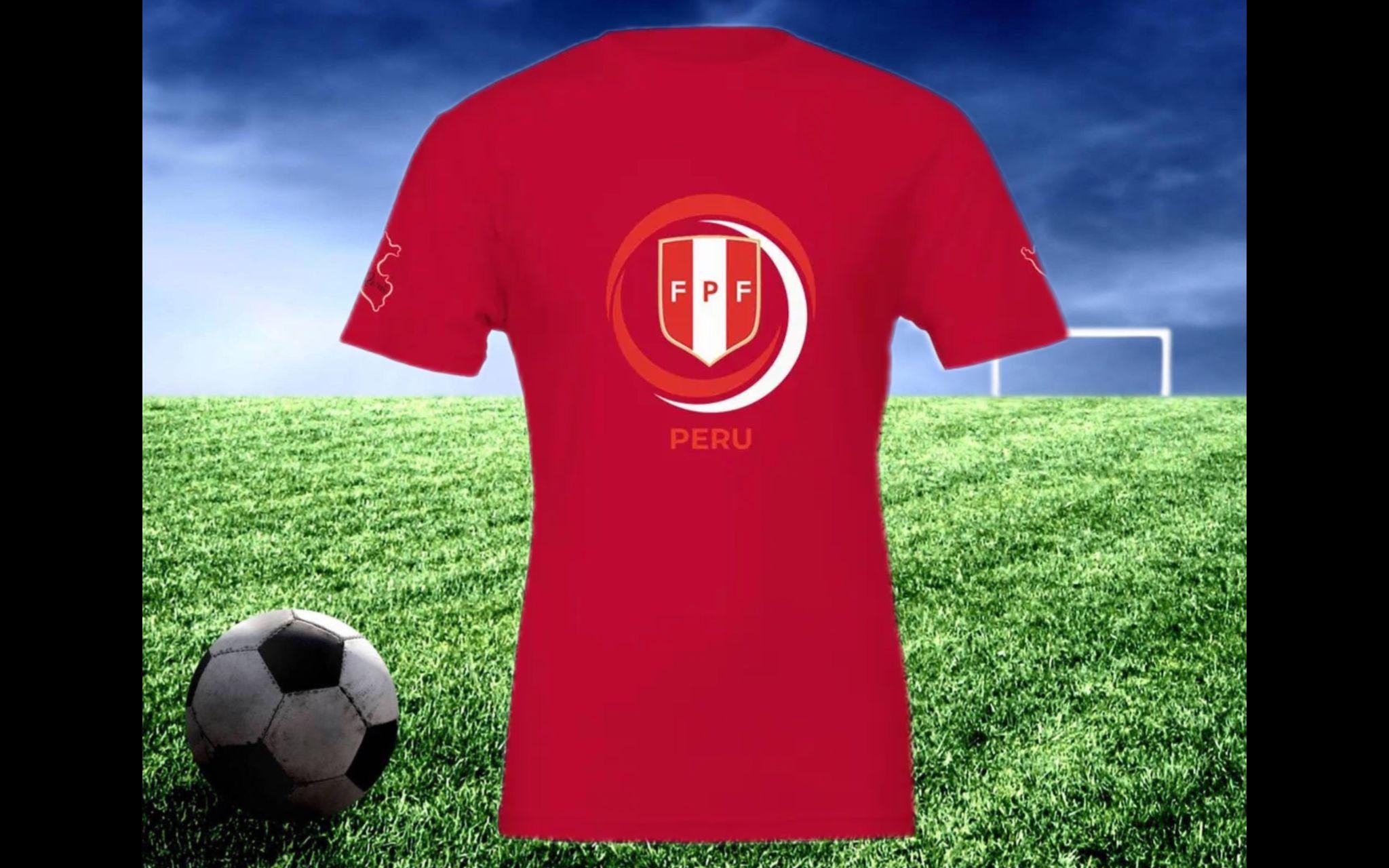 Peru Soccer T-Shirt - Futbol Team Fan Apparel - Selección Peru