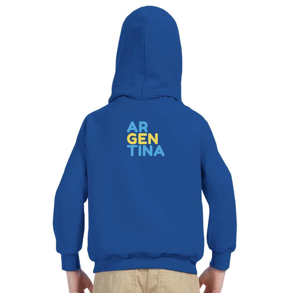 Kids Argentina Soccer Hoodie - National Team Futbol Pullover