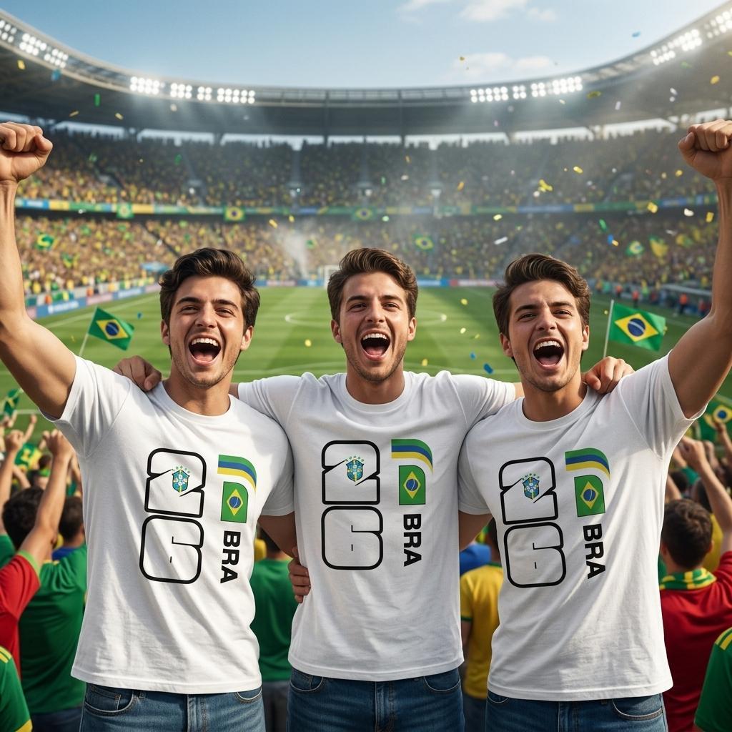 Brazil 2026 Soccer T-Shirt - Brasil Fan Apparel