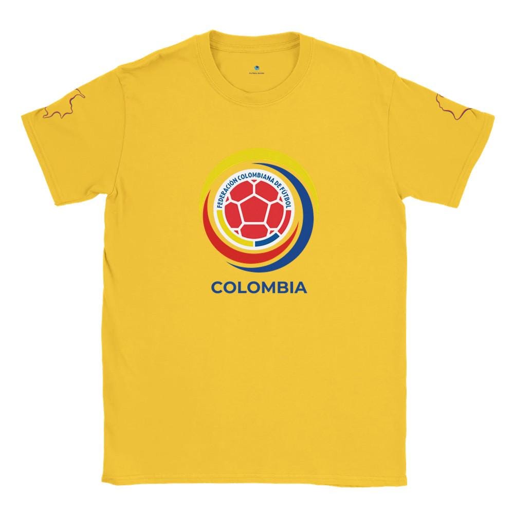 Colombia Futbol T-Shirt -  Colombia National Team - Seleccion Colombia