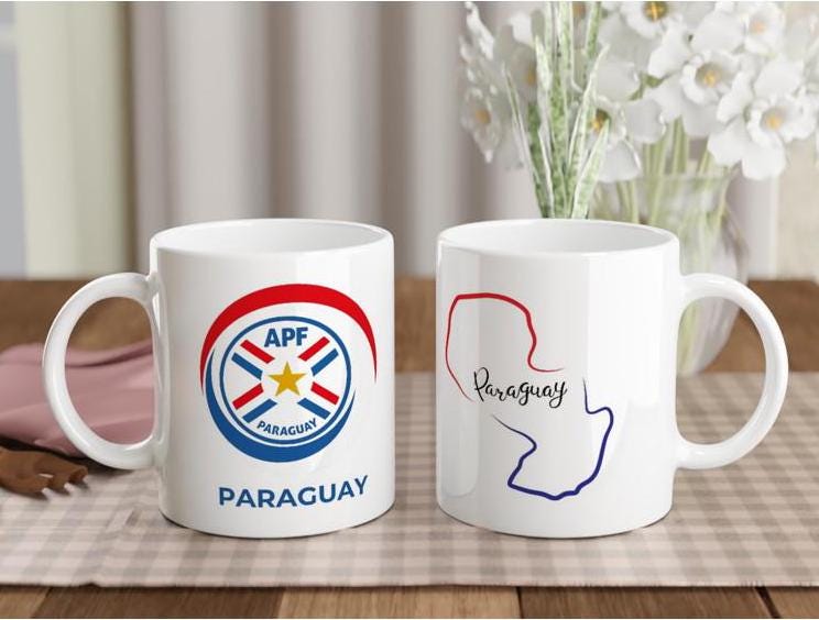 Paraguay Soccer Mug - World Cup 2026 Gift - Selección Paraguay