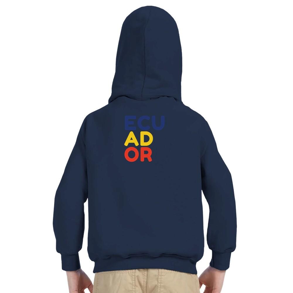 Kids Ecuador Hoodie - National Team Ecuador Futbol - Seleccion Ecuador