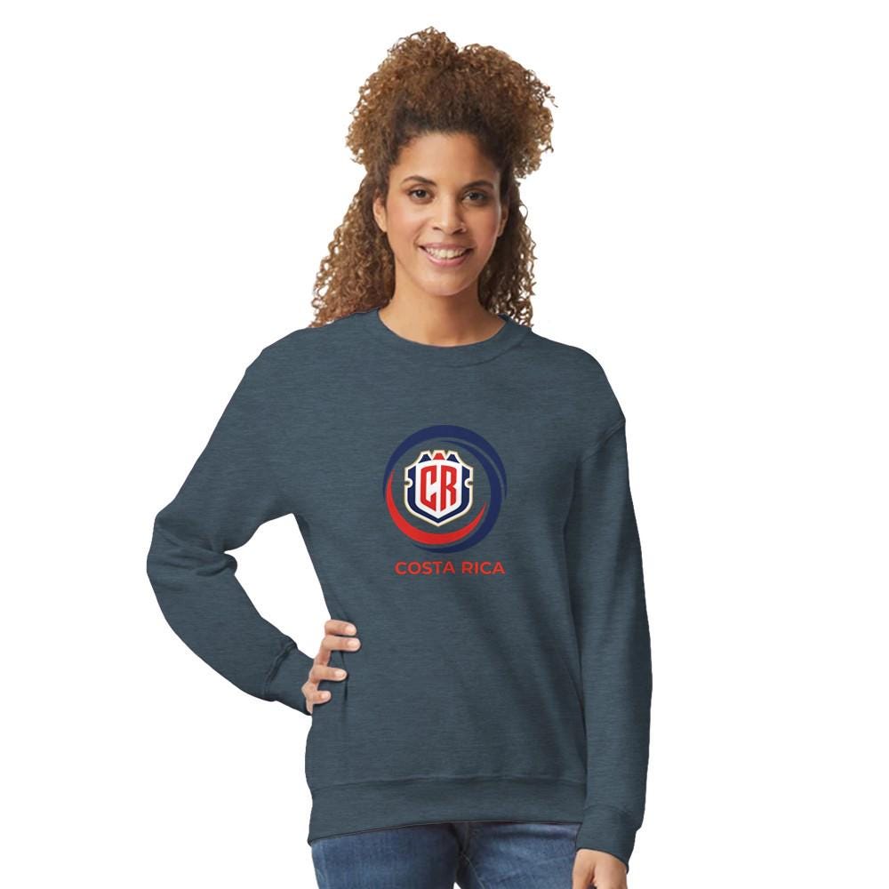 Costa Rica Soccer Sweatshirt: Unisex National Team Pullover