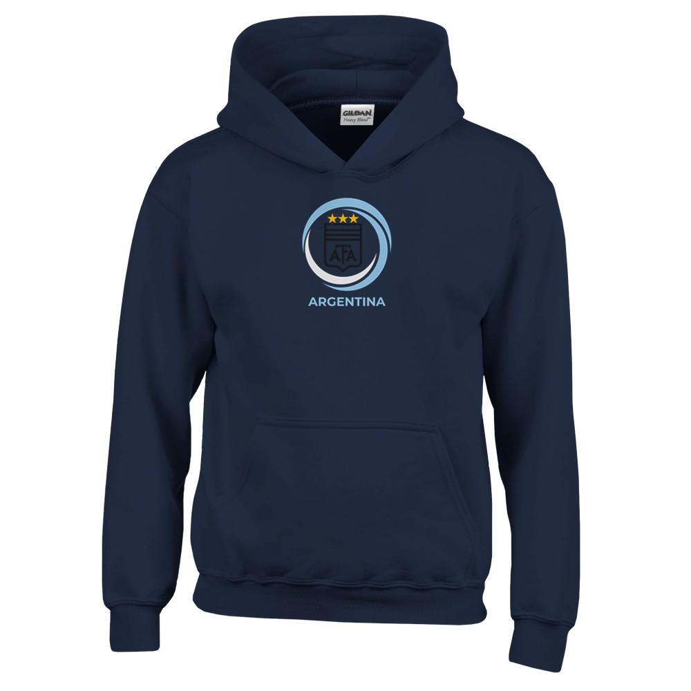 Kids Argentina Soccer Hoodie - National Team Futbol Pullover