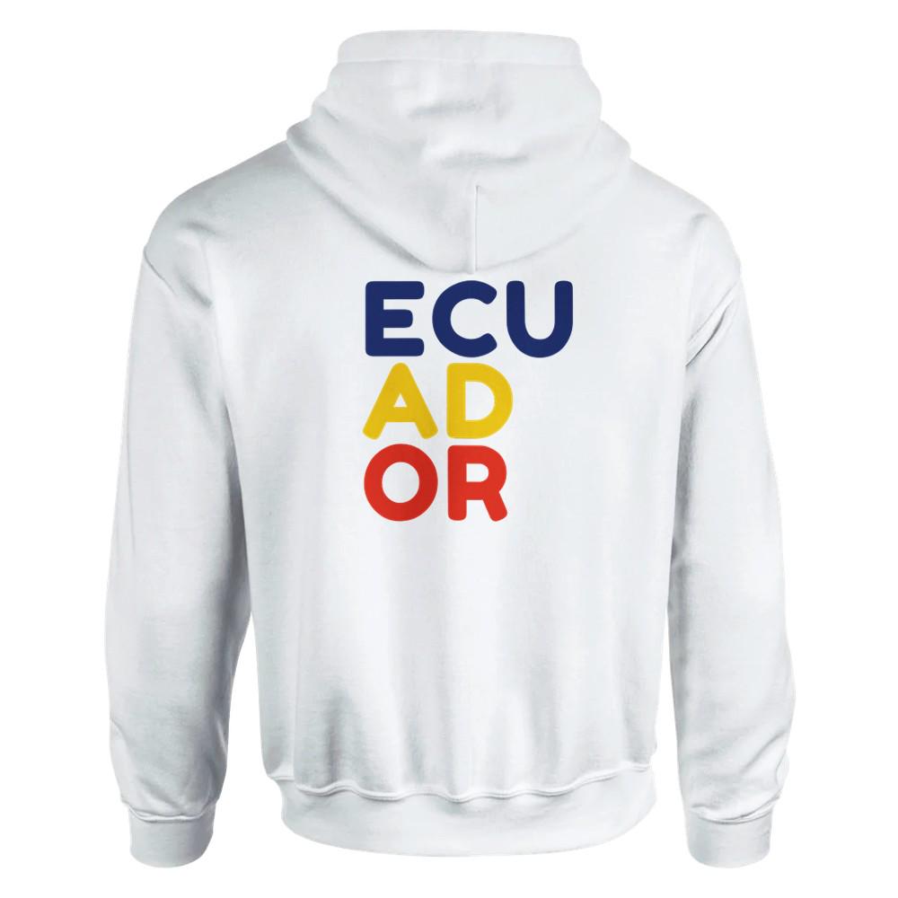 Ecuador Fulbol Hoodie - "Tri-Color" Ecuador National Hoodie - Seleccion Ecuador Soccer