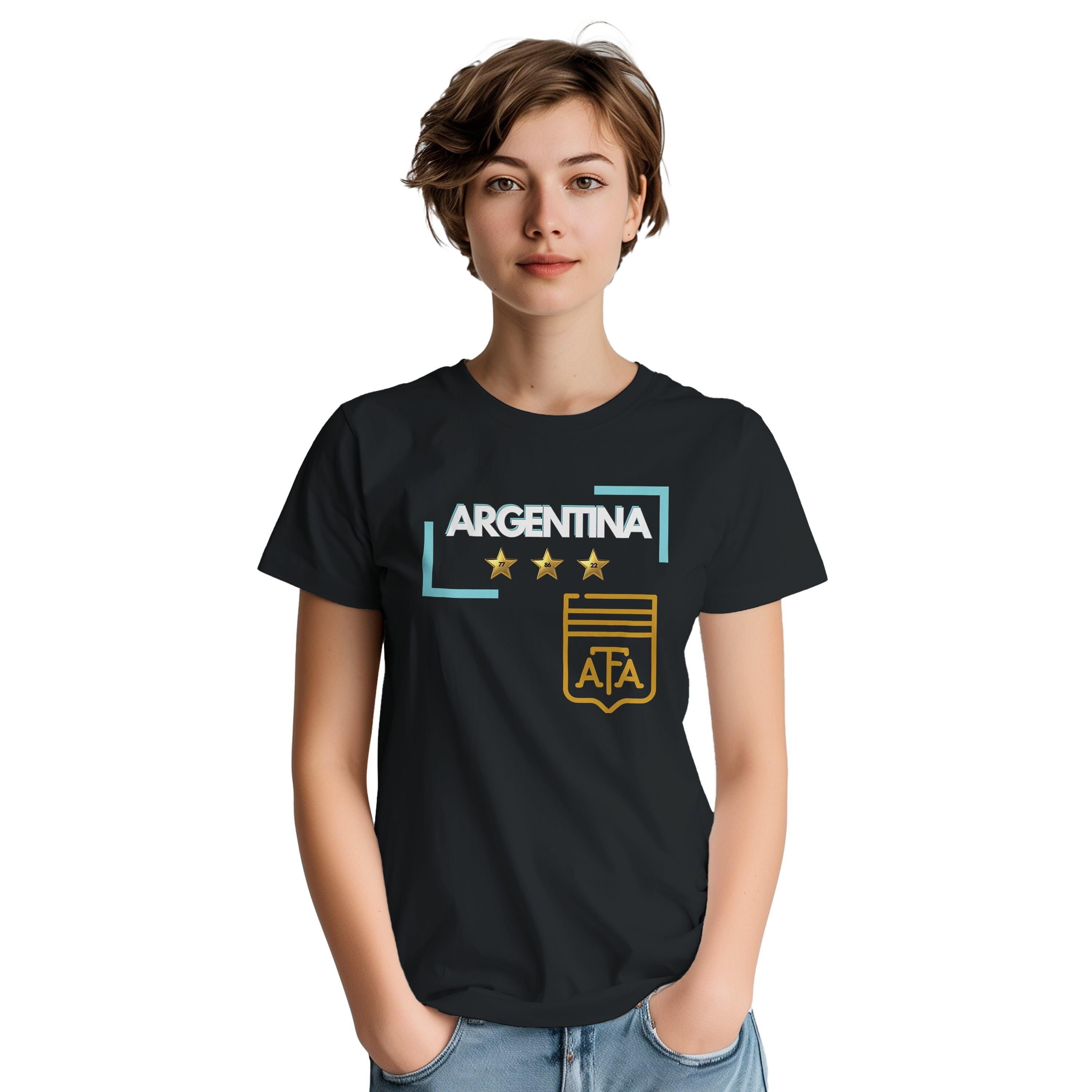 Argentina World Cup 2026 T-Shirt - Argentina Tri Campeon - Albiceleste