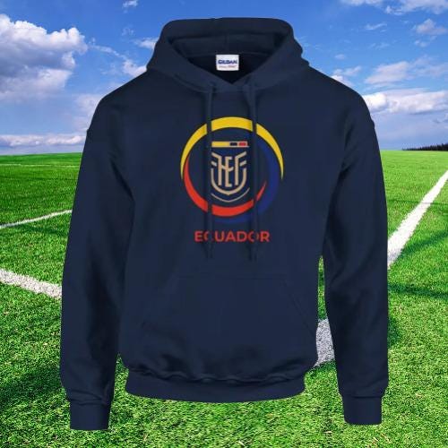 Ecuador Fulbol Hoodie - "Tri-Color" Ecuador National Hoodie - Seleccion Ecuador Soccer