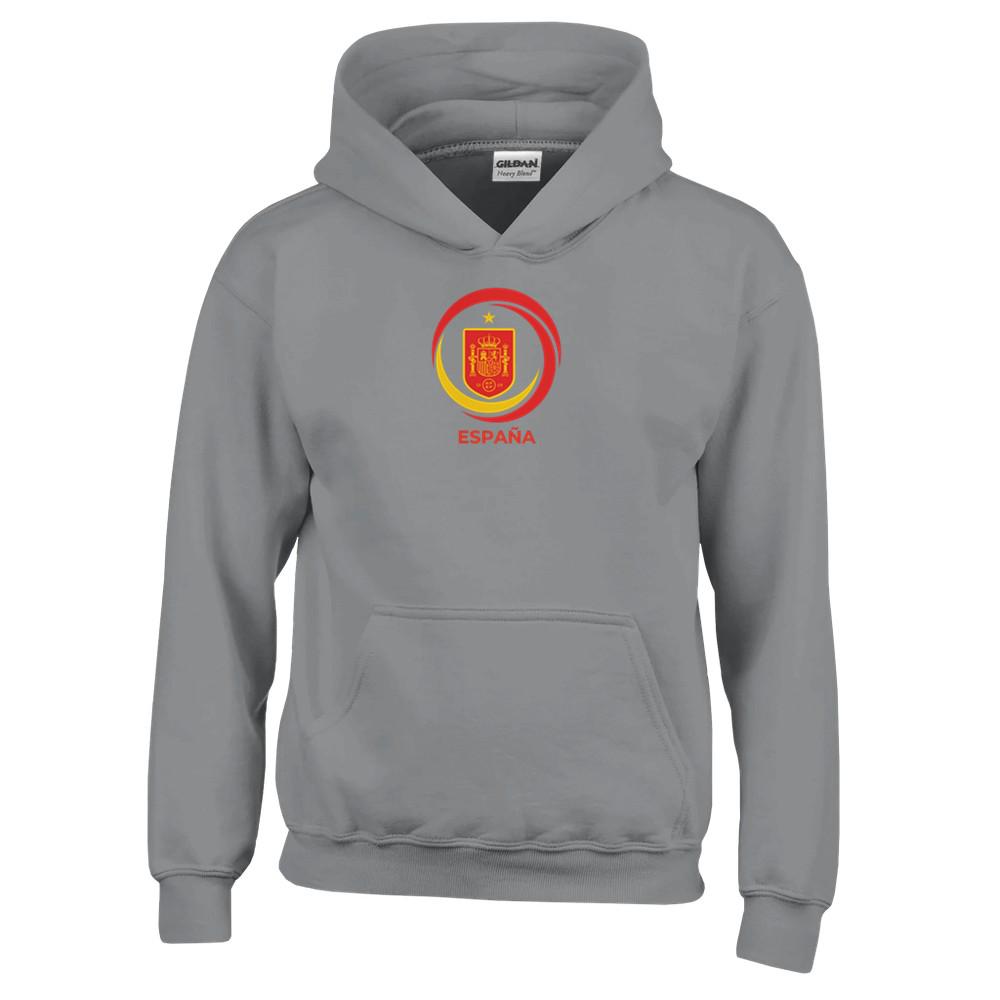 Kids España Soccer Hoodie -  Spain National Team Pullover - Seleccion España