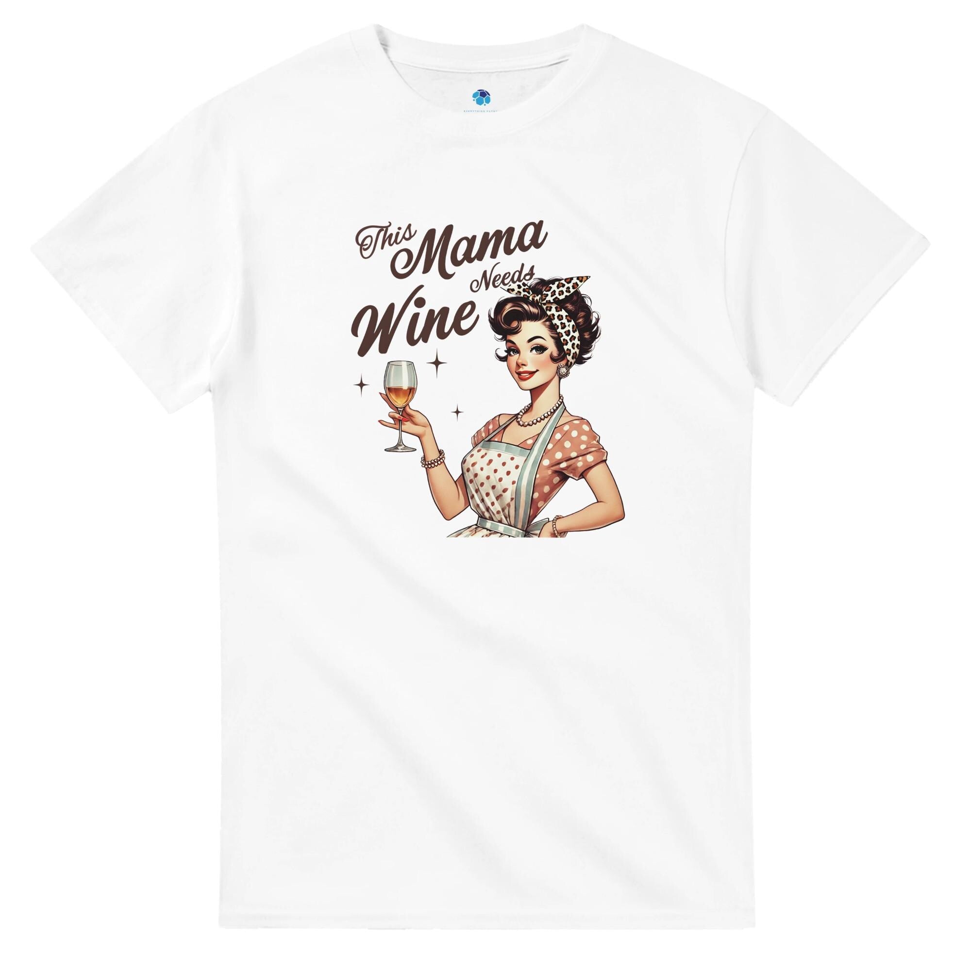 Vintage Mom T-Shirt – This Mama Needs Wine - Mother's Day Gift