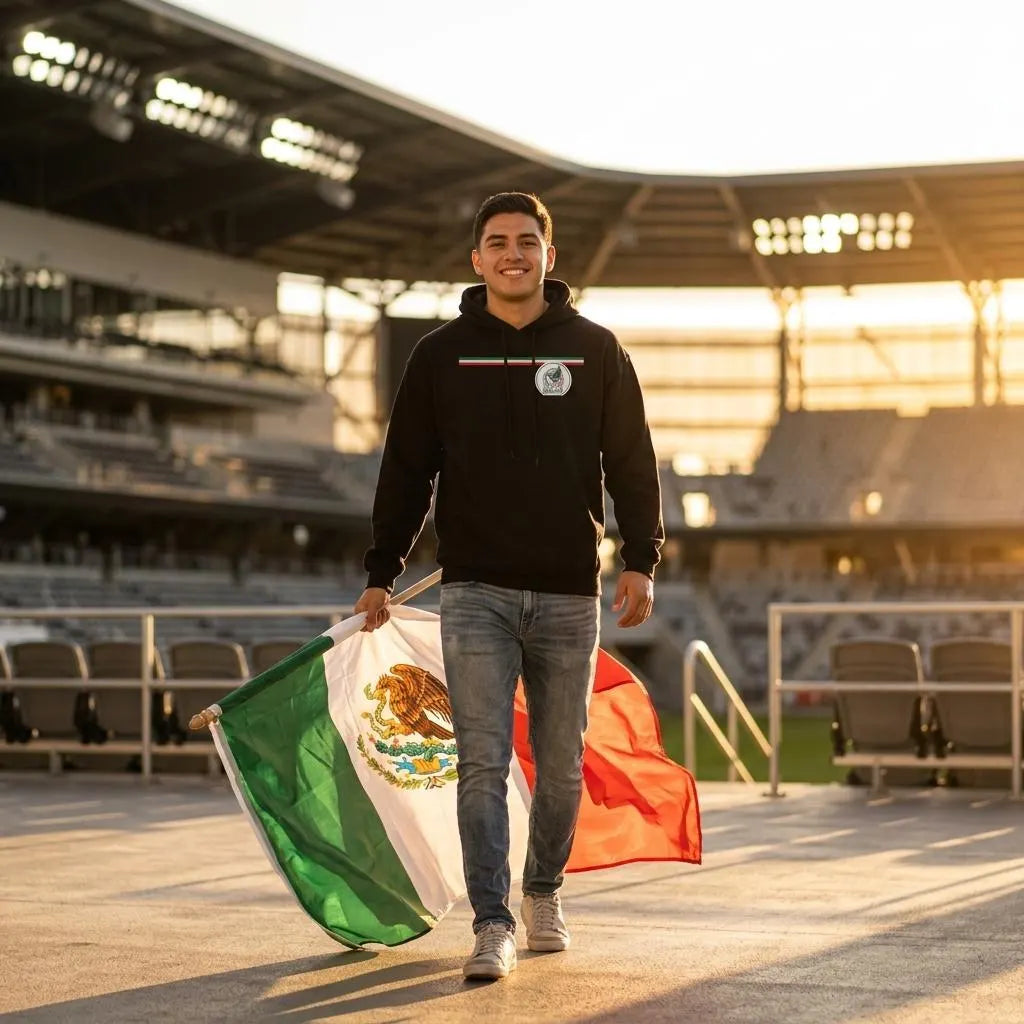 Seleccion Mexico Hoodie | Mexico National Team Football Fan Gift | Heavy Blend Sweatshirt