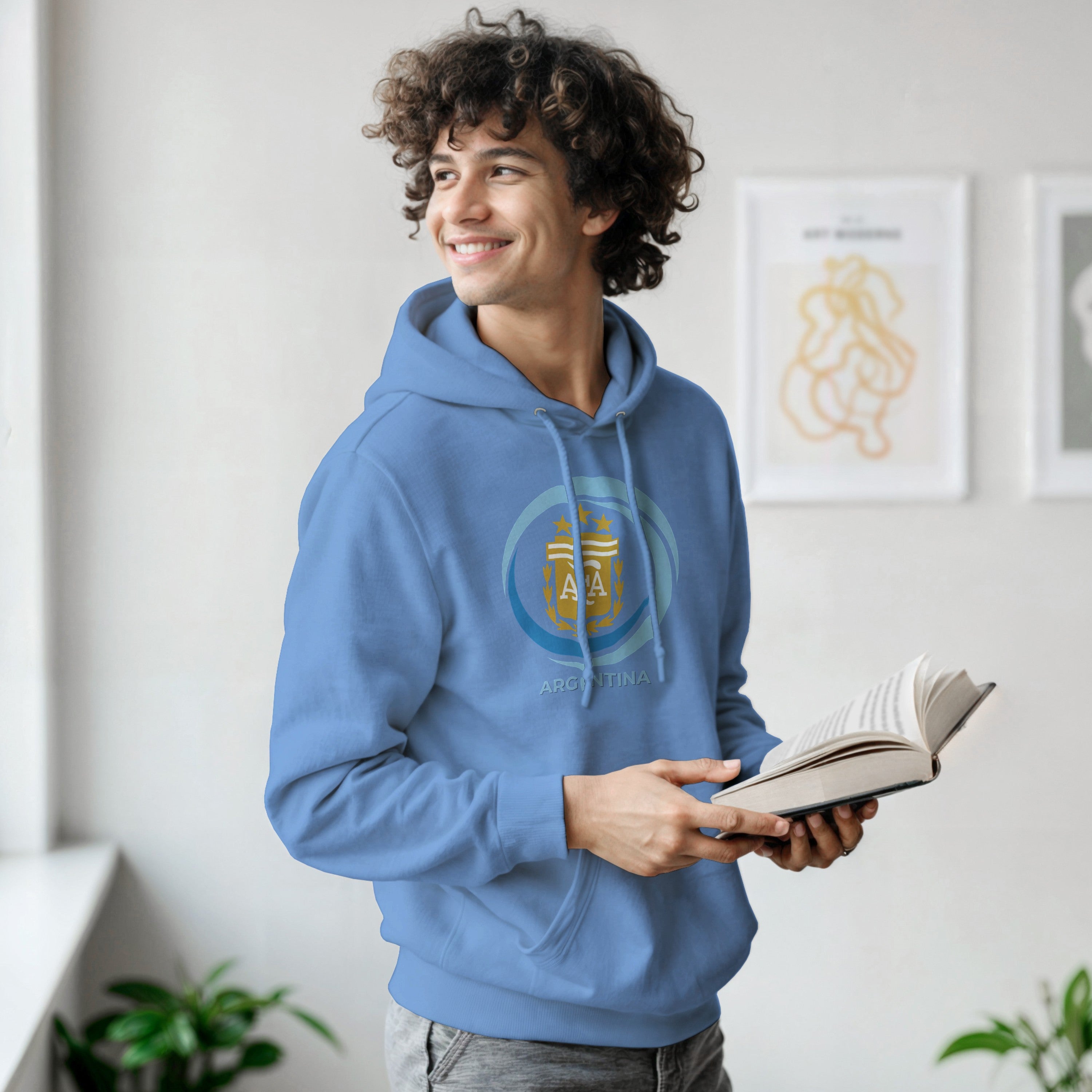 Argentina National Team Hoodie - Light Blue