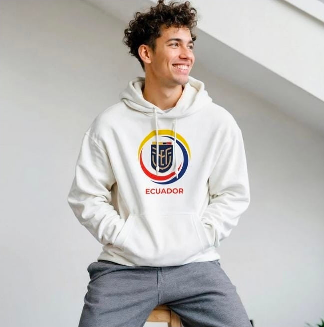Ecuador Fulbol Hoodie - "Tri-Color" Ecuador National Hoodie - Seleccion Ecuador Soccer